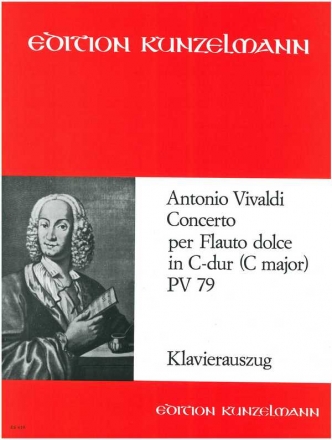 Concerto C-Dur RV79 op.44,11 fr Blockflte und Streichorchester fr Blockflte und Klavier