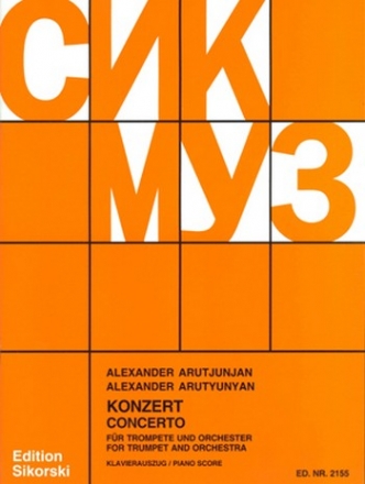 Konzert  fr Trompete und Orchester Klavierauszug