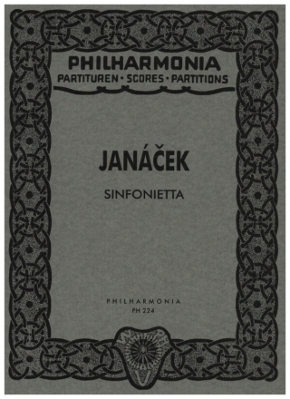 Sinfonietta (1926) für Orchester Studienpartitur