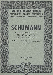 Streichquartett a-Moll op.41,1 Studienpartitur 
