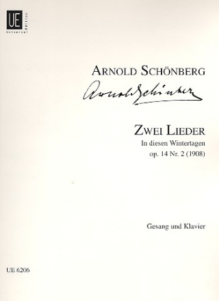 In diesen Wintertagen op.14,2 fr Gesang (hoch) und Klavier