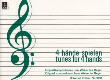 Vier Hände spielen Originalkom- positionen von Weber bis Reger