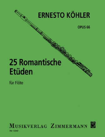 25 romantische Etüden op.66 für Flöte