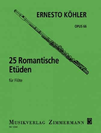 25 romantische Etden op.66 fr Flte