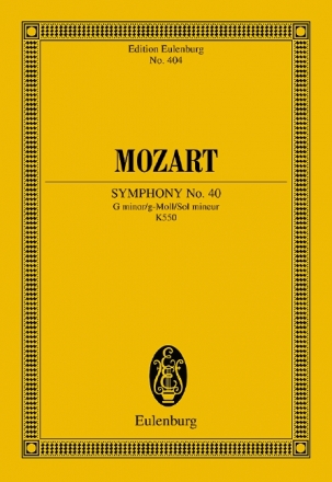 Sinfonie g-Moll Nr.40 KV550 fr Orchester Studienpartitur