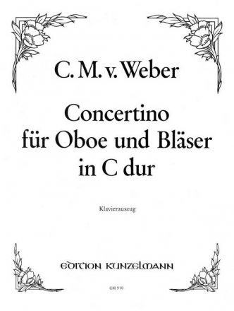Concertino in C-Dur fr Oboe und Blser Klavierauszug fr Oboe und Klavier