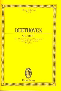 Streichquartett F-Dur op.59,1 Studienpartitur 