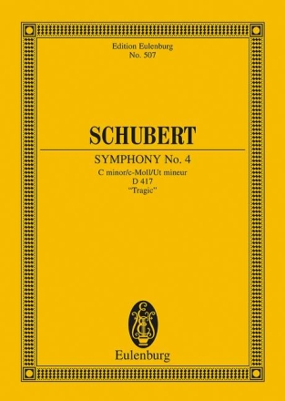 Sinfonie c-Moll Nr.4 D417 fr Orchester Studienpartitur