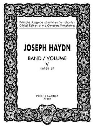 Kritische Ausgabe smtlicher Sinfonien Band 5 (Nr.50-57) Studienpartitur