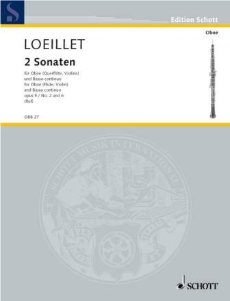 2 Sonaten op.5,2 und op.5,6 fr Oboe und Klavier