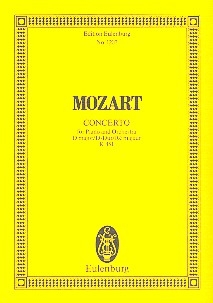 Konzert D-Dur KV451 fr Klavier und Orchester Studienpartitur