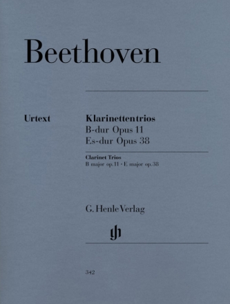 Trios op.11 und op.38 fr Klarinette, Violoncello und Klavier
