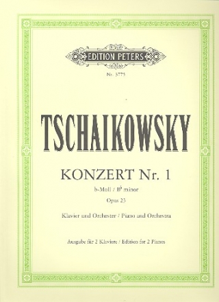 Konzert b-Moll Nr.1 op.23  fr Klavier und Orchester fr 2 Klaviere