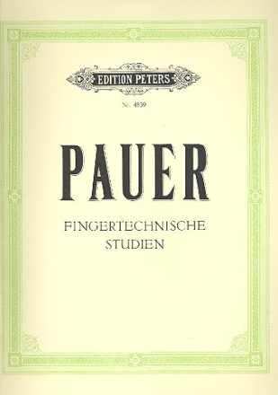 Fingertechnische Studien fr Klavier