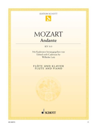Andante fr Flte KV 315 fr Flte und Klavier