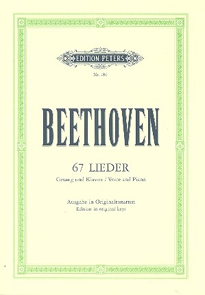 Lieder fr eine Singstimme mit Klavierbegleitung