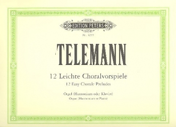 12 Leichte Choralvorspiele fr Orgel