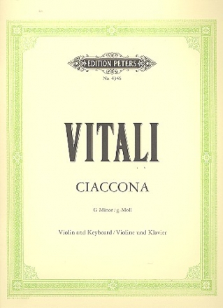Ciaccona g-Moll fr Violine und Klavier