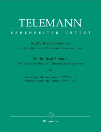 Methodische Sonaten Band 4 fr Violine (Fl) und Bc
