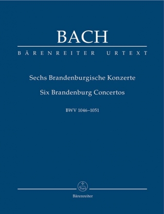 Brandenburgische Konzerte Nr.1-6 BWV1046-1051 Studienpartitur