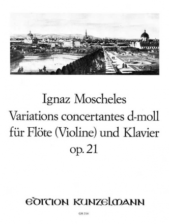 Variations concertant d-Moll op.21 fr Flte und klavier