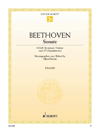 Sonate f-Moll op.57 fr Klavier