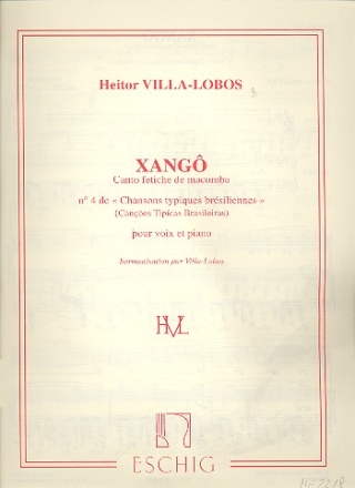 Chanson typique bresilienne no.4 xango pour chant et guitare