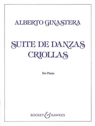 Suite de danzas criollas for piano