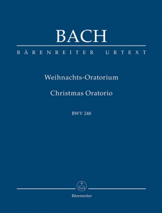 Weihnachtsoratorium BWV248 für Soli, Chor und Orchester Studienpartitur