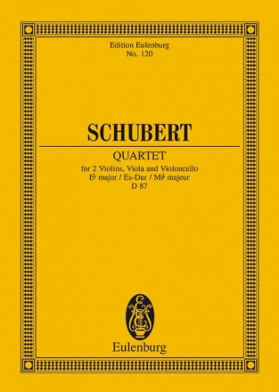 Streichquartett Es-Dur op.125,1 fr Streichquartett Studienpartitur