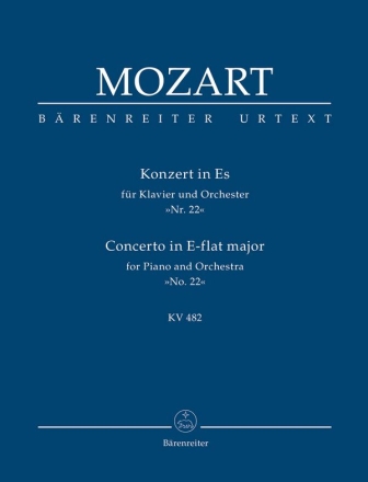 Konzert Es-Dur KV482 fr Klavier und Orchester Studienpartitur