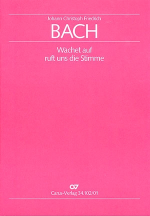 Wachet auf ruft uns die Stimme Kantate Nr.140 BWV140 Partitur