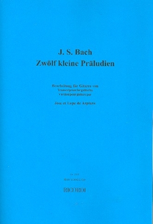 12 kleine Prludien fr Gitarre