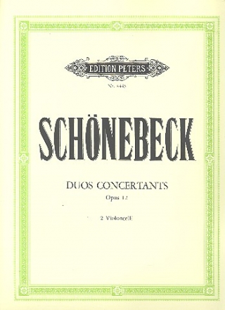 Duos concertantes op.12,1-3 fr 2 Violoncelli Partitur