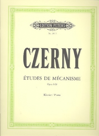 tudes de Mcanisme op.849 Vorschule zur Schule der Gelufigkeit fr Klavier