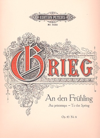 An den Frhling op.43,6 fr Klavier