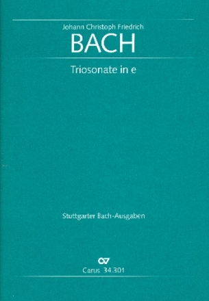 Triosonate e-Moll fr Flte, Viola und Bc Partitur und Stimmen