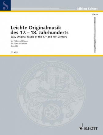 Leichte Originalmusik des 17.-18. Jahrhunderts fr Flte und Klavier