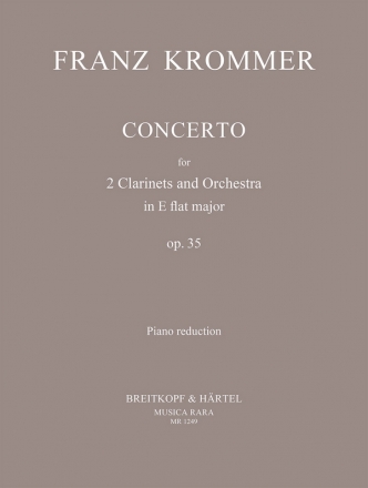 Konzert Es-Dur op.35 für 2 Klarinetten und Orchester für 2 Klarinetten und Klavier