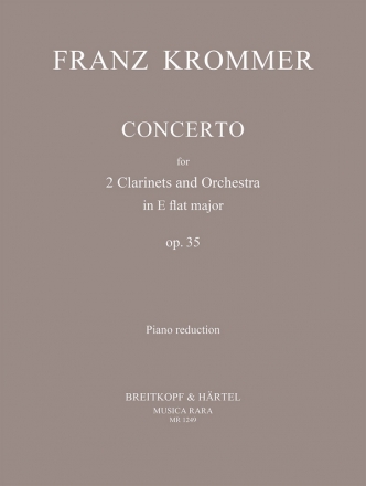 Konzert Es-Dur op.35 fr 2 Klarinetten und Orchester fr 2 Klarinetten und Klavier