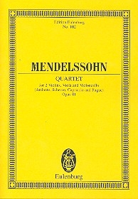 Streichquartett E-Dur op.81 studienpartitur 