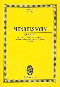 Streichquartett E-Dur op.81 studienpartitur 