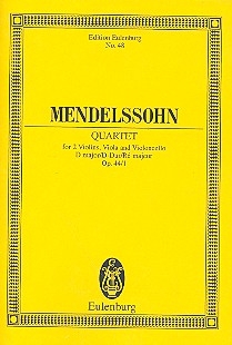 Streichquartett D-Dur op.44,1 Studienpartitur 
