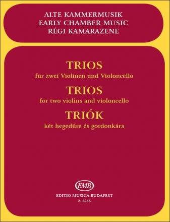 Trios fr 2 Violinen und Violoncello Partitur und 3 Stimmen