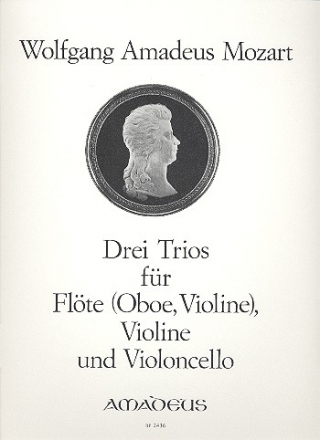 3 Trios fr Flte (Oboe, Violine), Violine und Violoncello   3 Stimmen