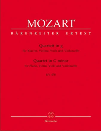 Quartett g-Moll KV478 fr Streichtrio und Klavier