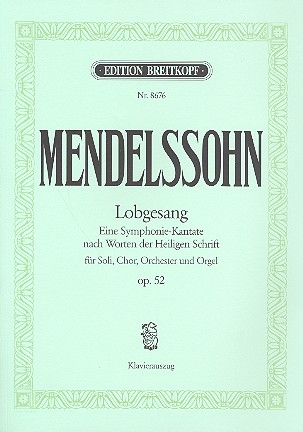 Sinfonie Nr.2 op.52 fr Soli, Chor und Orchester Klavierauszug (dt)