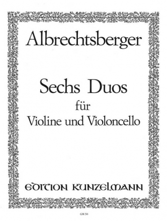 6 Duos fr Violine und Violoncello Stimmen