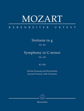 Sinfonie g-Moll KV550 (zweite Fassung) fr Orchester Studienpartitur