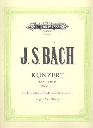 Konzert E-Dur BWV1053 fr Klavier und Orchester fr 2 Klaviere